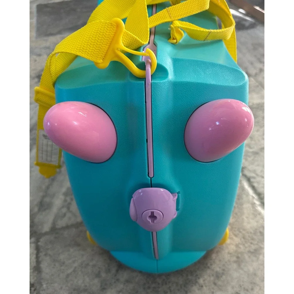 Trunki Ride On Suitcase Turquoise‎ Unicorn Wheeled Carry On Luggage VVGUC